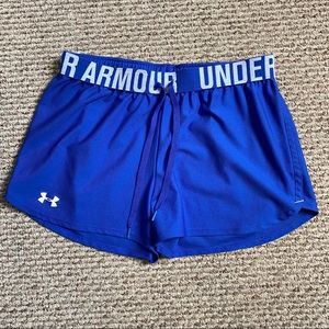 Blue Under Armour Athletic Running Shorts